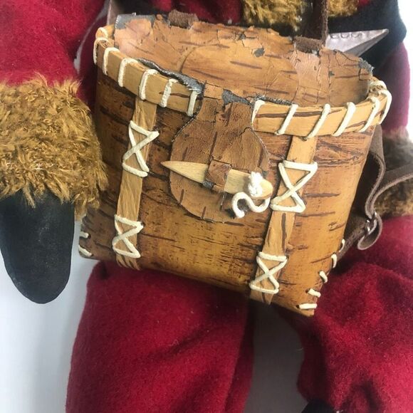 vintage old world santa primitive star bag satchel shelf sitter no face 11 inch - Picture 6 of 11